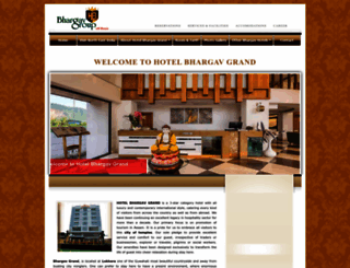 bhargavgroupofhotels.com screenshot
