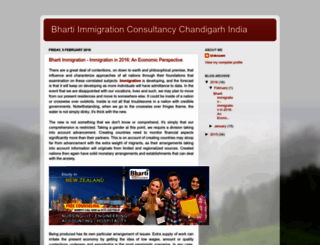 bhartiimmigration.blogspot.in screenshot