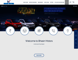 bhasinmotors.com screenshot