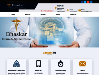bhaskarbrainspineclinic.com screenshot