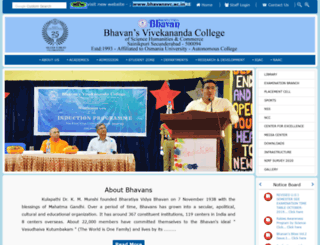 bhavansvc.org screenshot