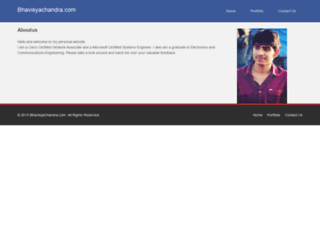 bhavishyachandra.com screenshot