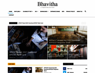 bhavitha.in screenshot