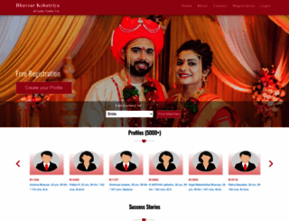 bhavsarvadhuvar.com screenshot
