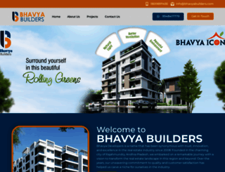 bhavyabuilders.com screenshot