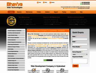 bhavyatechnologies.com screenshot
