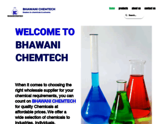 bhawanichemtech.com screenshot