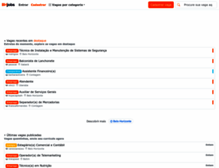 bhjobs.com.br screenshot
