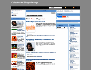 bhojpurisangeet.blogspot.com screenshot