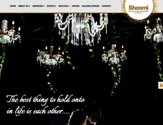 bhoomievents.com screenshot