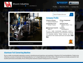 bhoomiindustries.co.in screenshot