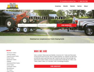 bhtrailersandplows.com screenshot