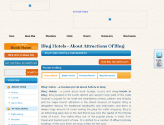 bhuj-hotels.com screenshot