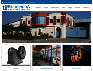 bhupindramachines.com screenshot