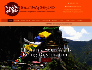 bhutan.com.au screenshot