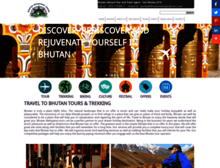 bhutanmahayanatours.com screenshot