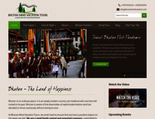 bhutanmindvacation.com screenshot