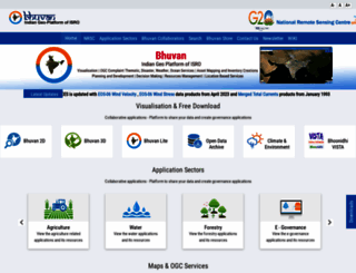 bhuvan.nrsc.gov.in screenshot