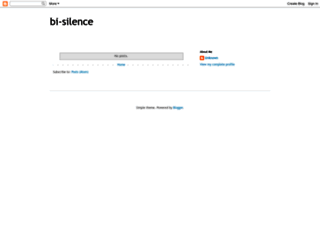 bi-silence.blogspot.com screenshot