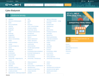 bialystok.cylex.pl screenshot