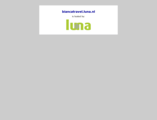 biancatravel.luna.nl screenshot