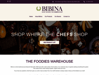 bibina.com.au screenshot