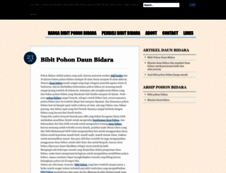 bibitpohondaunbidara.wordpress.com screenshot