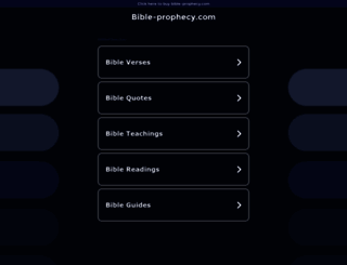 bible-prophecy.com screenshot