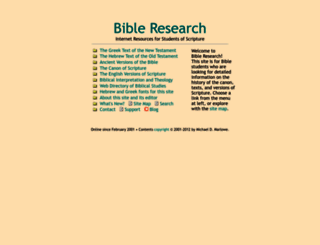 bible-researcher.com screenshot