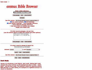 bible.oremus.org screenshot