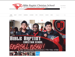 biblebaptistchristianschool.com screenshot