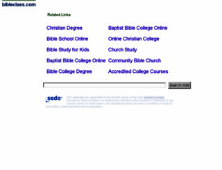 bibleclass.com screenshot