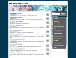 bibleexchange.com screenshot
