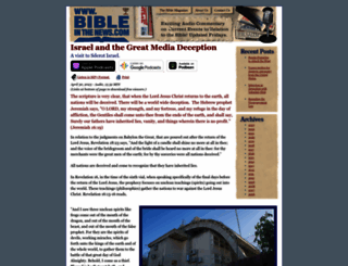 bibleinthenews.com screenshot