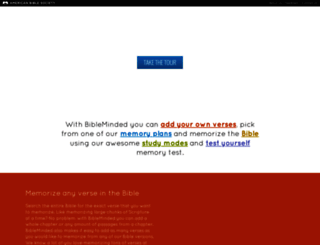 biblemindedapp.com screenshot