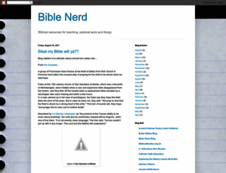biblenerd.blogspot.com screenshot