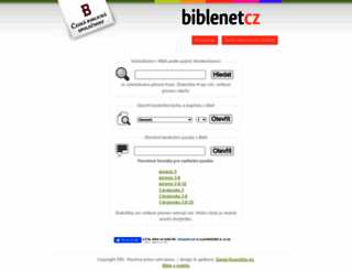 biblenet.cz screenshot