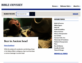 bibleodyssey.org screenshot