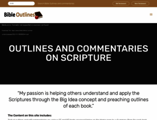 bibleoutlines.com screenshot