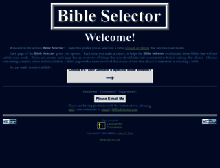 bibleselector.com screenshot