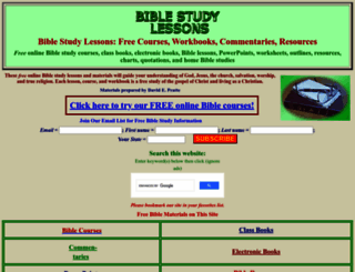 biblestudylessons.com screenshot