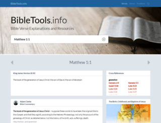 bibletools.info screenshot