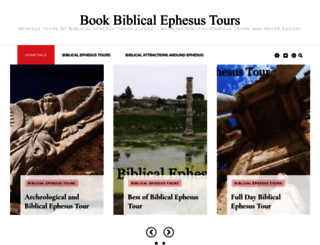 biblicalephesustours.com screenshot