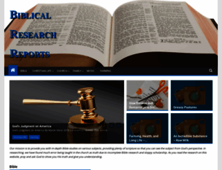biblicalresearchreports.com screenshot