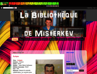 biblio-misterkev.boosterblog.com screenshot