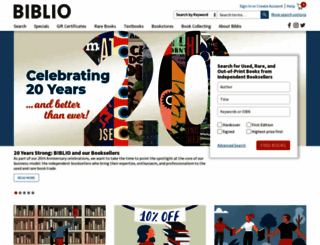 biblio.com screenshot
