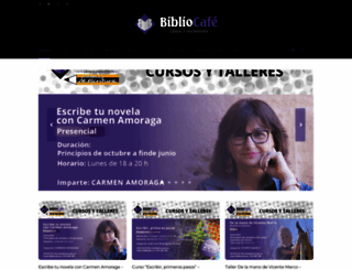 bibliocafe.es screenshot