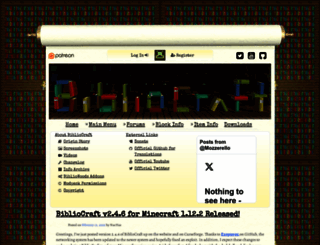 bibliocraftmod.com screenshot