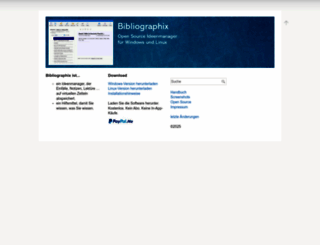 bibliographix.com screenshot