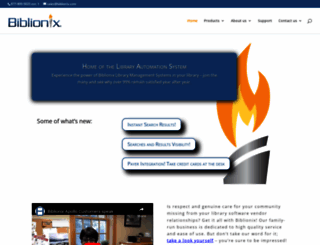 biblionix.com screenshot